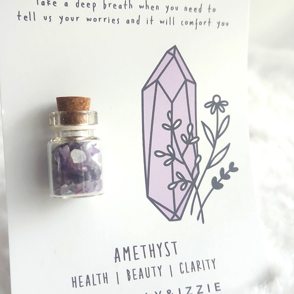 Amethyst Crystal Set NWT - Picture 3 of 12